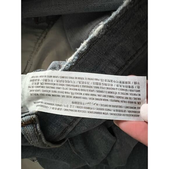 Abercrombie & Fitch Women's The Ankle Straight Ultra High Rise Jeans Blue 27/4XS - Picture 9 of 9
